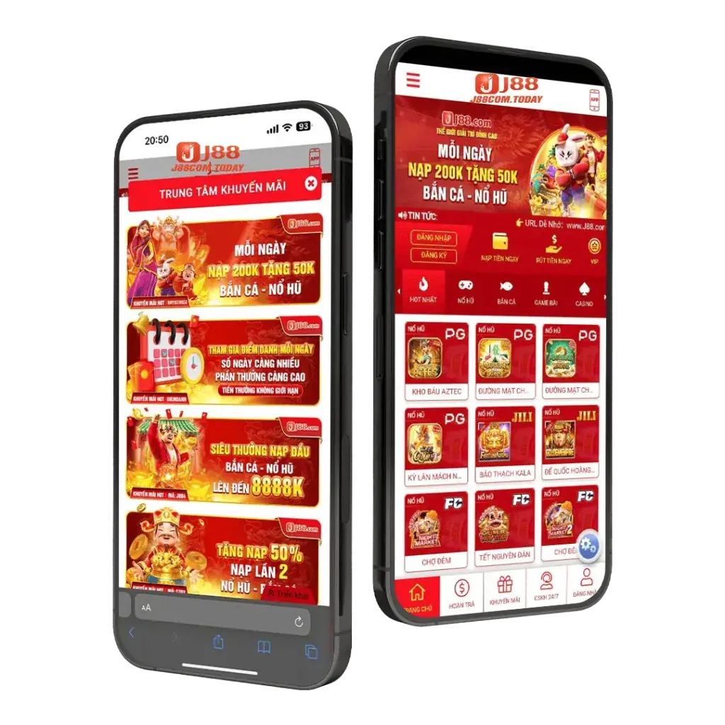 Giao diện hu885 thân thiện trên di động